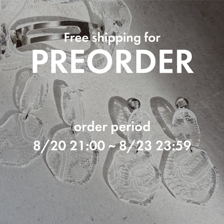 【PREORDER 8/20~8/23】POP UP SHOPで大好評のレースアイテム、キーリングのPREORDER!!