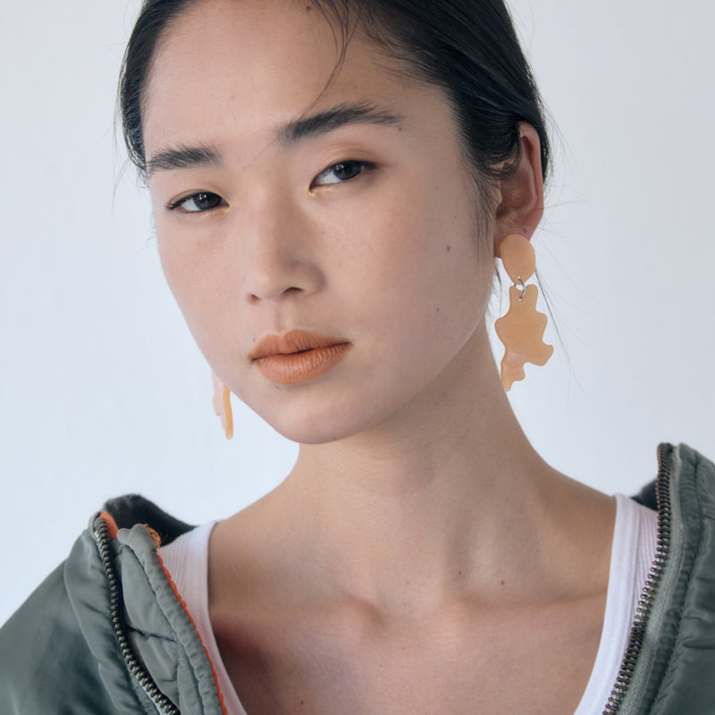 【sAn】Drip earring(ear clip)