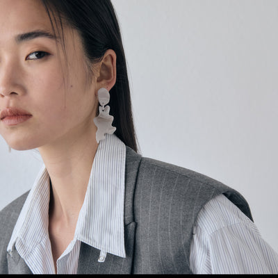 【sAn】Drip earring(ear clip)