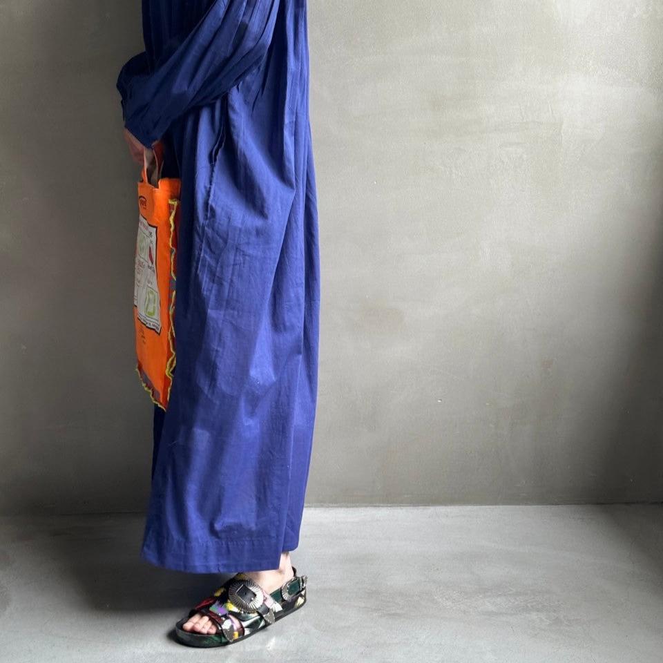 【ハモミシノオトナフク】Cotton voile sleeve OP