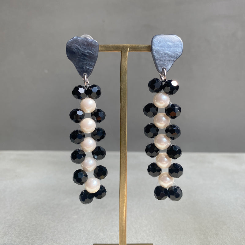 【nuEve】#1052 (2tone) Earring(earclip)