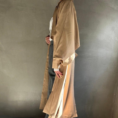 【ハモミシノオトナフク】Cape trench coat