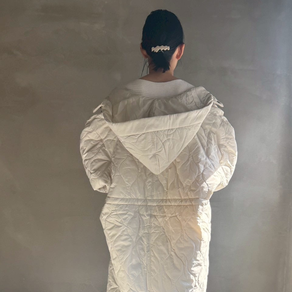 【ハモミシノオトナフク】Quilted coat