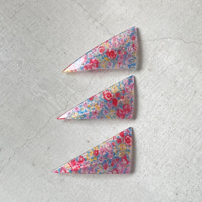 【sAn】Triangle Barrette(flower type)