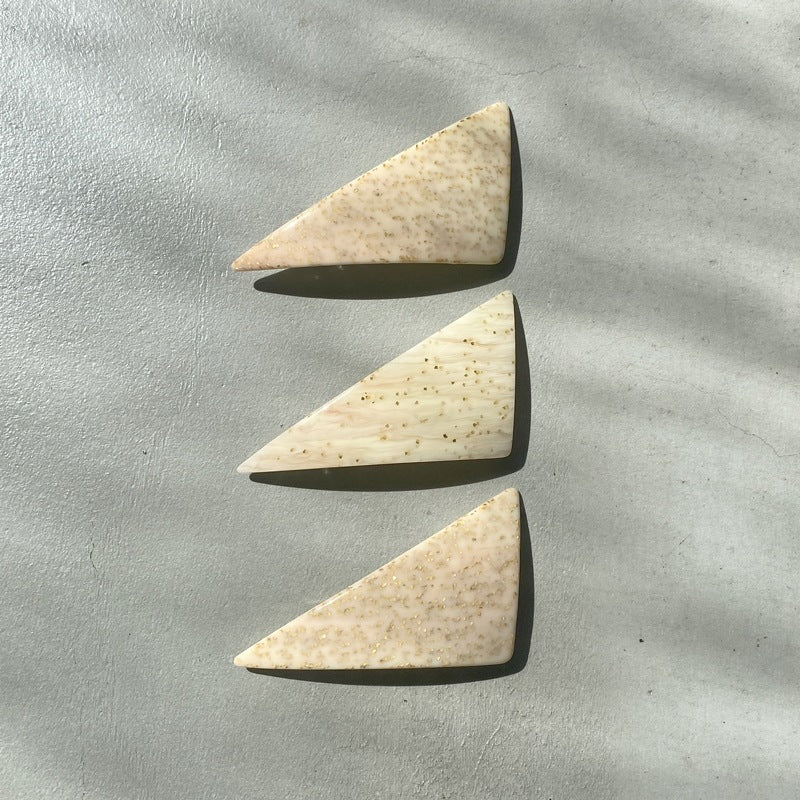 【sAn】Triangle Barrette(pink type)