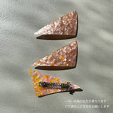【sAn】Triangle Barrette(pink type)