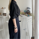 【ハモミシノオトナフク】Broadcloth Voluminous Sleeve Blouse