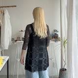 【ハモミシノオトナフク】Crochet lace tunic cami top