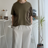 【ハモミシノオトナフク】Hem drawstring shirring PO