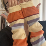 【hamomisi】Multi-border UV cut arm covers