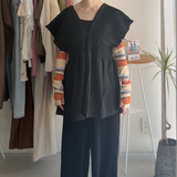 【hamomisi】Multi-border UV cut arm covers