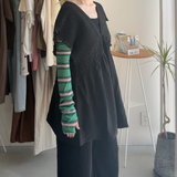 【hamomisi】Multi-border UV cut arm covers