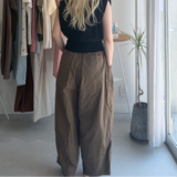 【ハモミシノオトナフク】Washed Dump Circus Balloon Pants