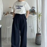 【ハモミシノオトナフク】flocked logo T-shirt