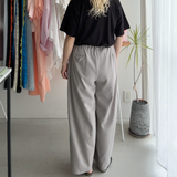 【ハモミシノオトナフク】Self-Cut Cocoon Wide Pants