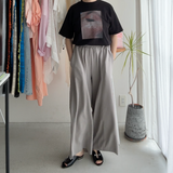 【ハモミシノオトナフク】Self-Cut Cocoon Wide Pants