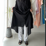 【ハモミシノオトナフク】Wavy side stripe lace pants