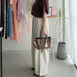 【ハモミシノオトナフク】Two-Tone 2-Way Tote Bag