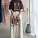 【ハモミシノオトナフク】Two-Tone 2-Way Tote Bag