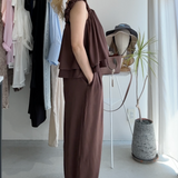 【ハモミシノオトナフク】Easy Wide Cargo Pants