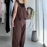 【ハモミシノオトナフク】Frill Bustier Top