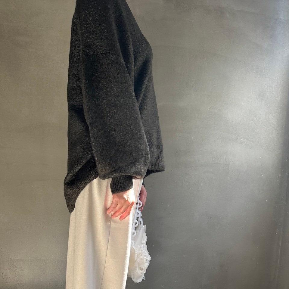 【ハモミシノオトナフク】Deep V-neck knit