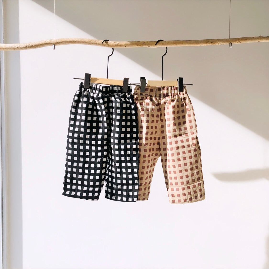 【hamomisi】Check Pants(90~110)