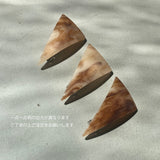 【sAn】Triangle Barrette(brown type)