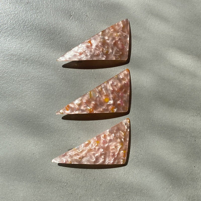 【sAn】Triangle Barrette(pink type)