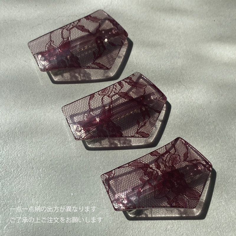 【sAn】Hexagon Barrette