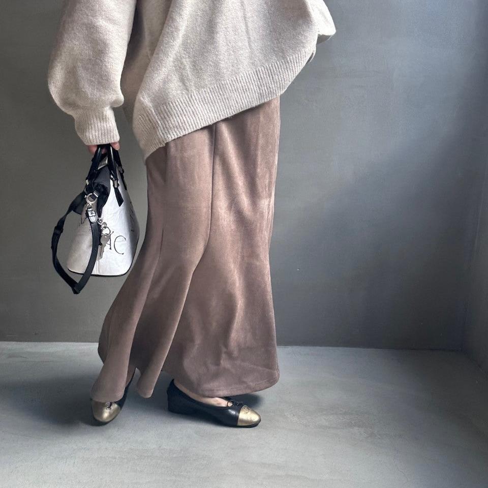 【ハモミシノオトナフク】Peach Skin Mermaid Line Skirt