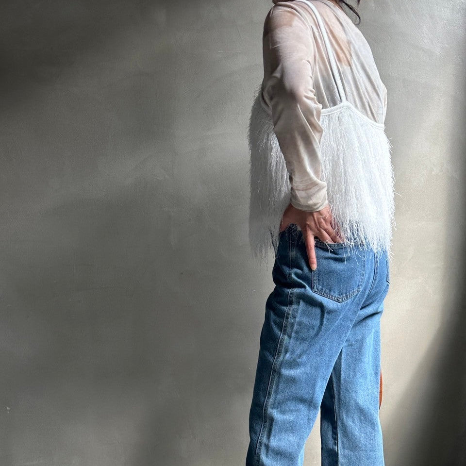 【ハモミシノオトナフク】Fringe bustier