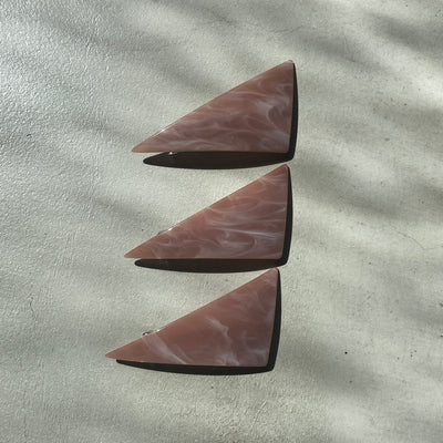 【sAn】Triangle Barrette(pink type)