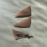 【sAn】Triangle Barrette(pink type)