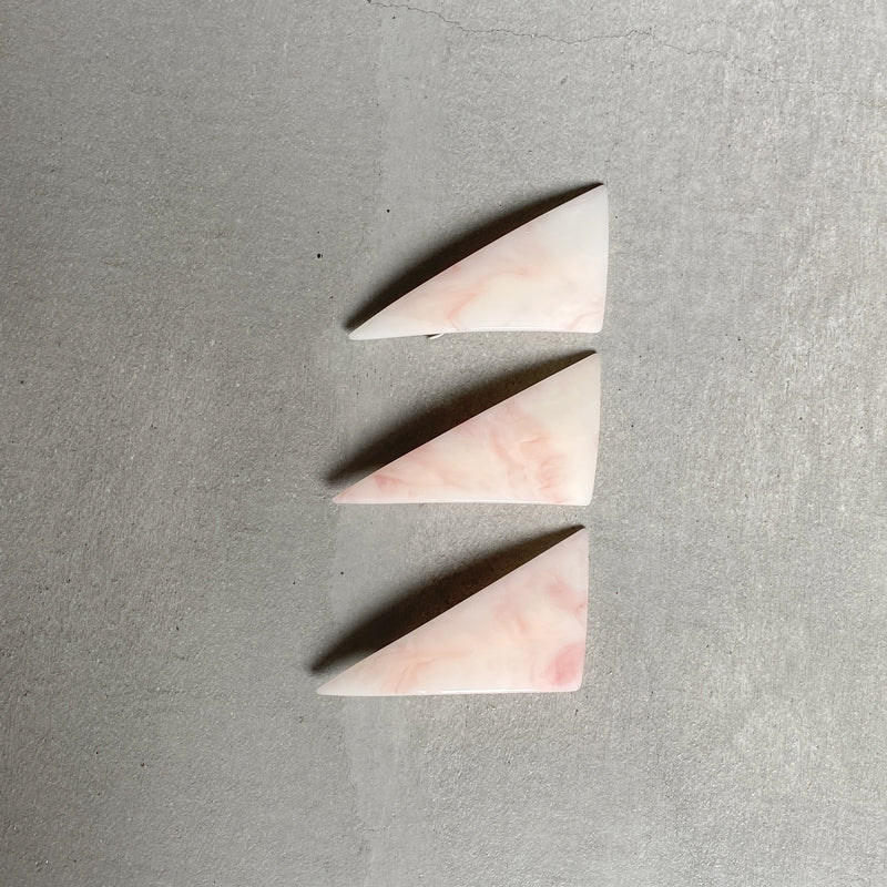 【sAn】Triangle Barrette(pink type)