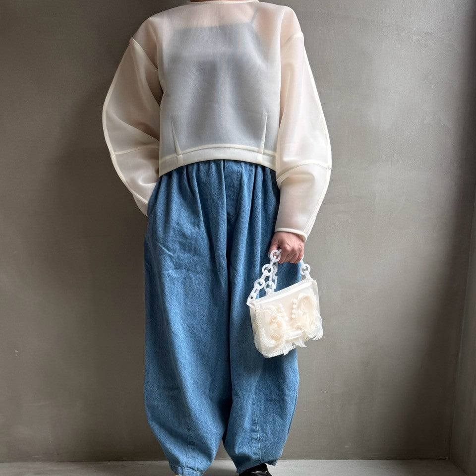 【ハモミシノオトナフク】Sheer cocoon PO