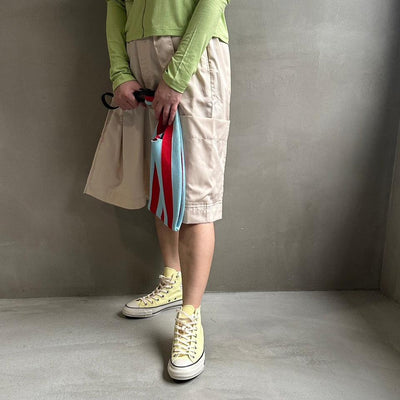 【ハモミシノオトナフク】High waist tuck half pants