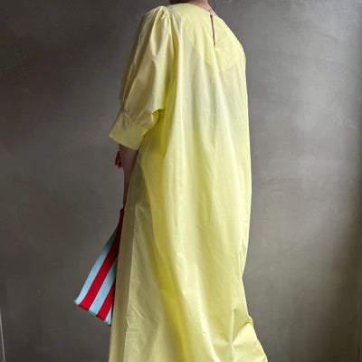 【ハモミシノオトナフク】V-neck puff sleeve OP