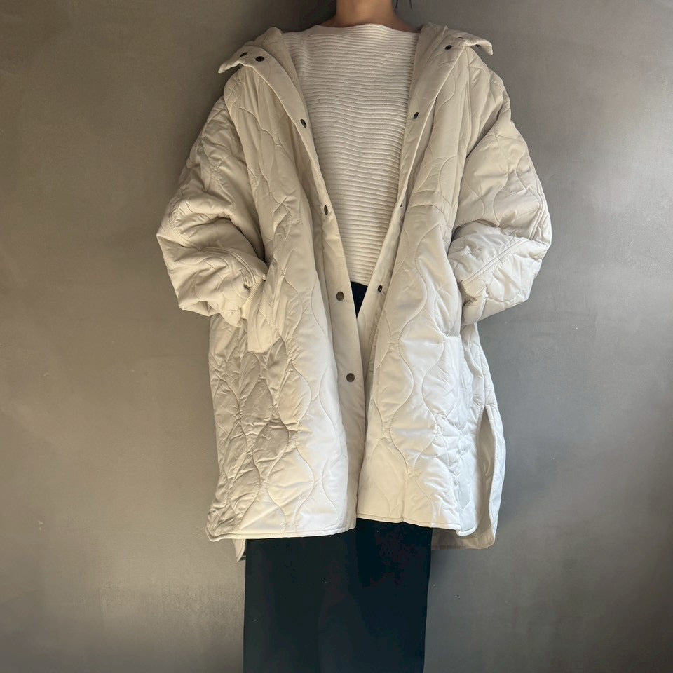 【ハモミシノオトナフク】Quilted coat