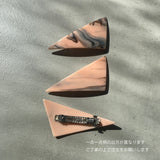 【sAn】Triangle Barrette(pink type)