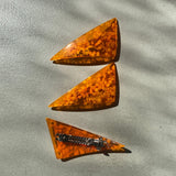 【sAn】Triangle Barrette(red・orange type)