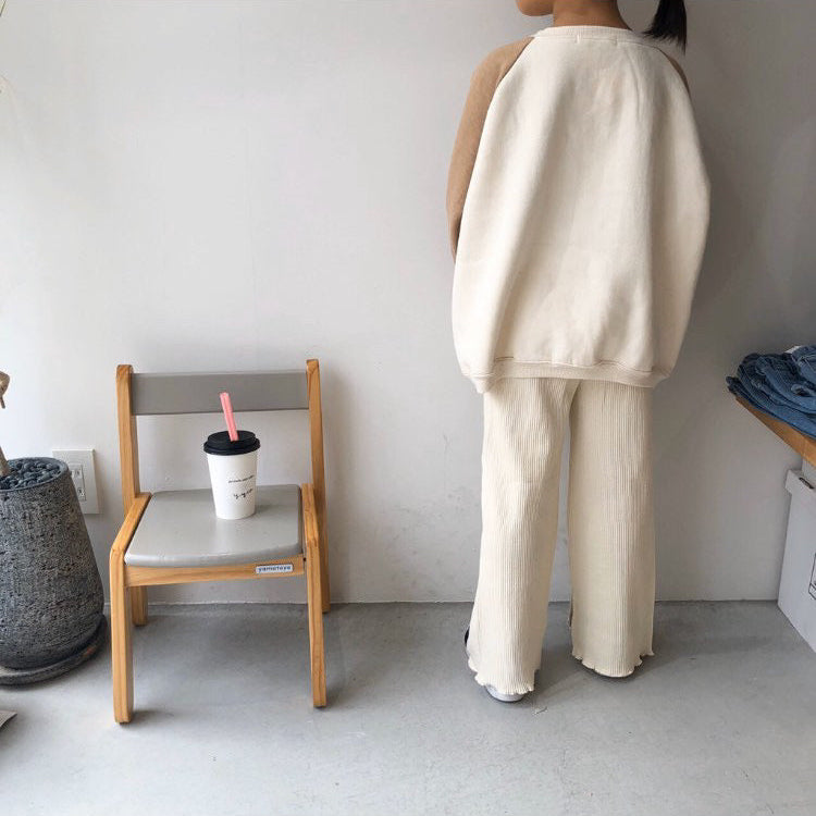 【hamomisi】Raglan sweat(90~110)