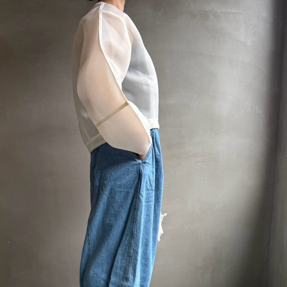 【ハモミシノオトナフク】Sheer cocoon PO