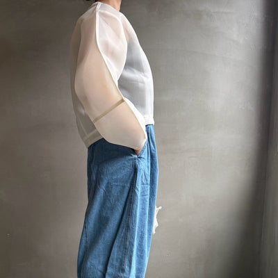 【ハモミシノオトナフク】Sheer cocoon PO