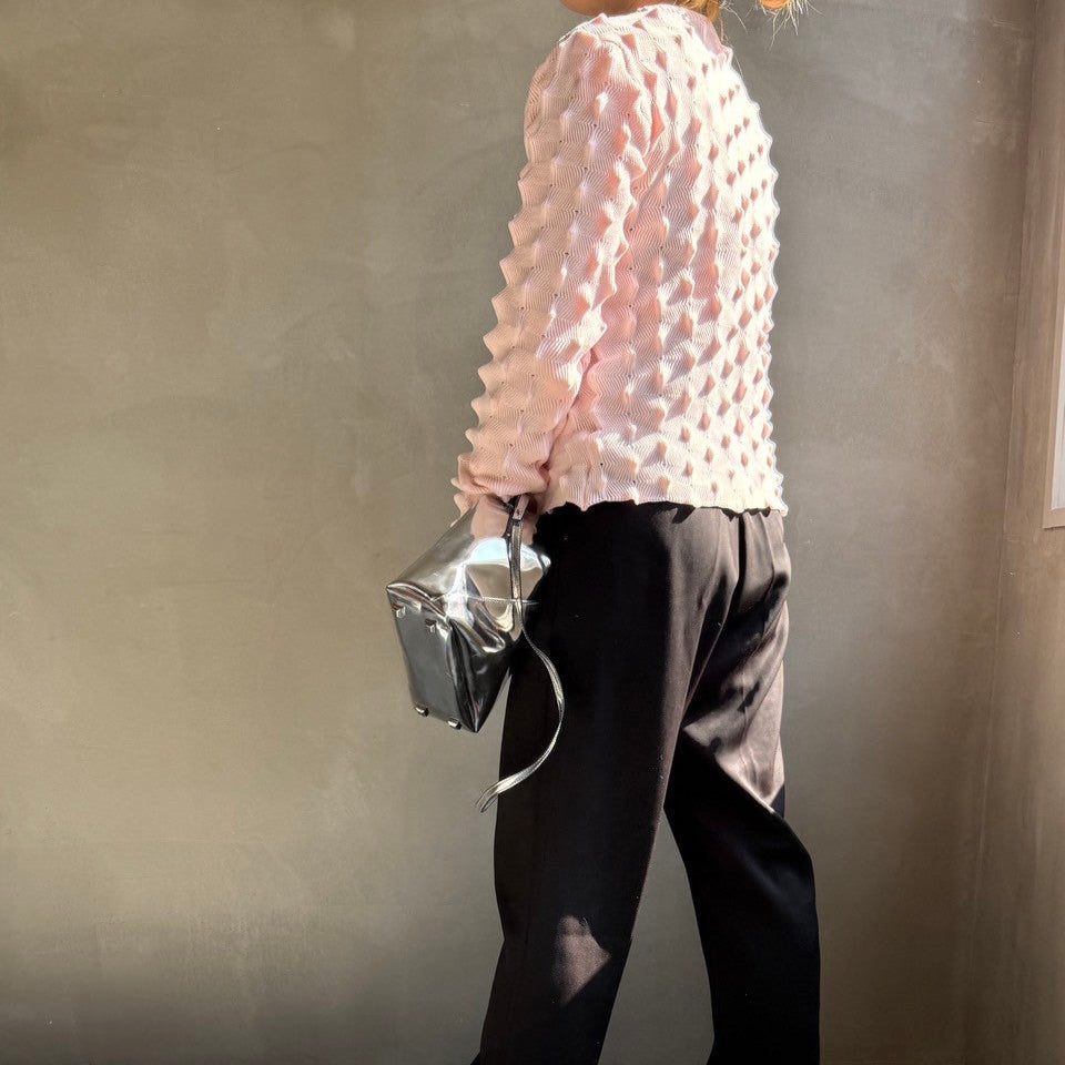 【ハモミシノオトナフク】Spiky knit pullover