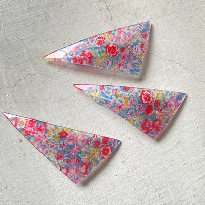 【sAn】Triangle Barrette(flower type)