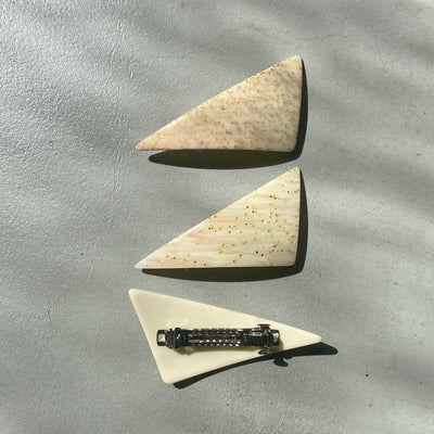 【sAn】Triangle Barrette(pink type)