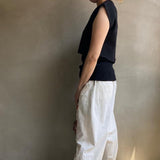 【ハモミシノオトナフク】Milan rib layered knit