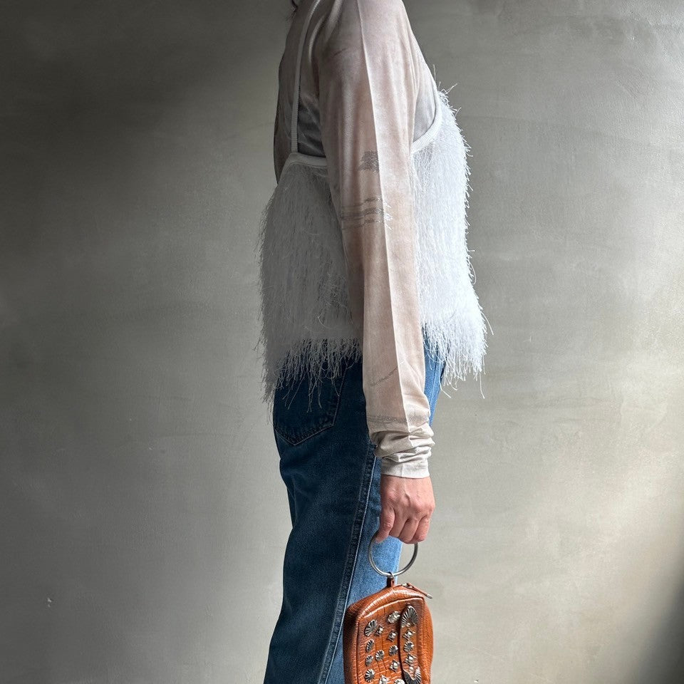 【ハモミシノオトナフク】Fringe bustier