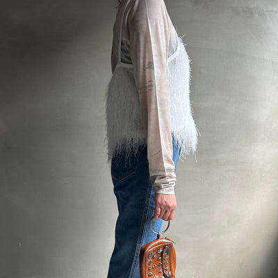 【ハモミシノオトナフク】Fringe bustier